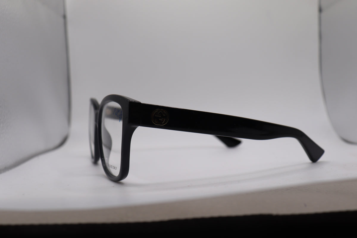 Gucci GG1340O black eyeglasses, front angle