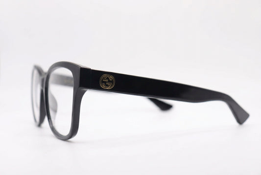 Gucci GG1340O black eyeglasses, side view